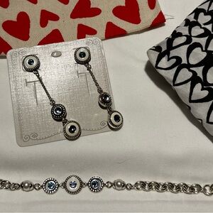 Brighton Halo Light Earrings and Bracelet Set